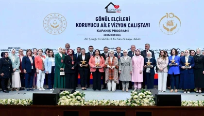 Kahramanmaraşa koruyucu aile hizmetlerinde Kalabalık Aile Özel Ödülü