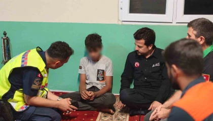 Kahramanmaraşta kayıp olarak aranan 12 yaşındaki çocuk sağ bulundu