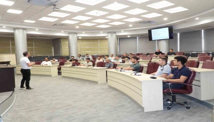 Kepez Belediyesinden personele Afetlerde İş Güvenliği Eğitimi