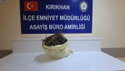 Kırıkhanda 3 buçuk milyon TLlik kablo çalan 3 kişi tutuklandı