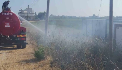 Manavgatta ot yangını korkuttu