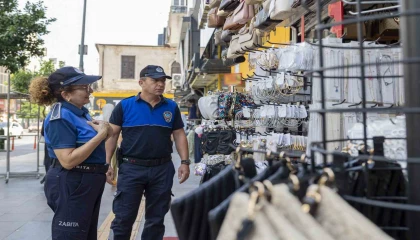 Mersinde kaldırım işgallerine sıkı denetim