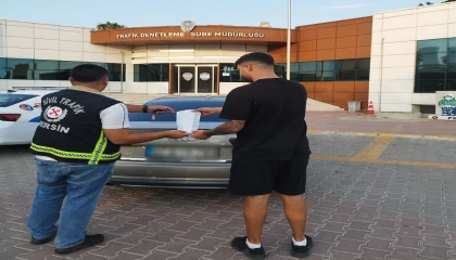Mersinde makas atan ehliyetsiz sürücüye 170 bin lira ceza