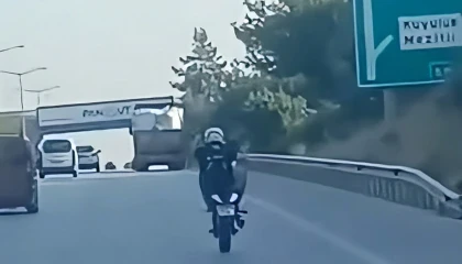 Mersinde tek teker şov pahalıya patladı: 46 bin TL ceza kesildi