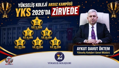 ÖKTEM: OKULUMUZ YKS’DE HATAY'IN GURURU OLDU