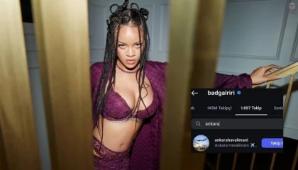 Rihanna, Türkiye'den o havalimanını takip etmeye başladı