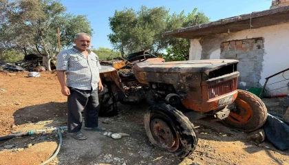 15 dakika önce çıktıkları eve yangın haberiyle geldiler güvenlik kamerasını izleyince şok oldular