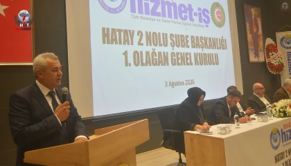 ALPBOĞAN RESMEN HİZMET-İŞ'İN BAŞINA GEÇTİ