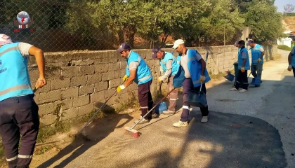 ANTAKYA'DA TEMİZLİK ÇALIŞMALARI SÜRÜYOR