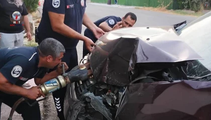 Antakyada trafik kazası: 2 yaralı