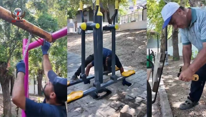 Antakyadaki parklarda bakım ve yenileme çalışmaları sürüyor