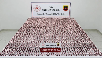 Antalyada 15 bin 184 uyuşturucu hap ele geçirildi