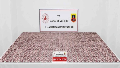 Antalyada depoda 5 bin 865 adet uyuşturucu hap ele geçirildi