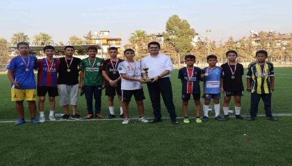 Arsuzda yaz kuran kursu öğrencileri futbol turnuvasında buluştu