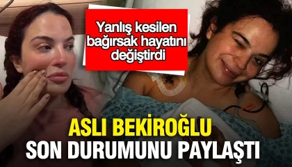 Aslı Bekiroğlu hastanedeki son halini paylaştı