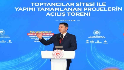 Bakan Kurum: Her yetişemezsiniz iddiasına, yeni bir anahtar teslimiyle cevap verdik