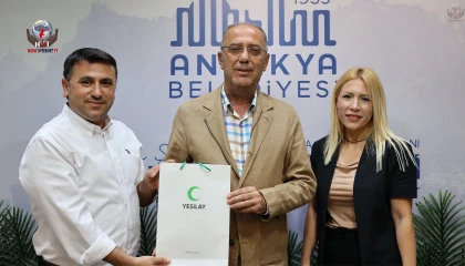 BAŞKAN YAPAR, BİLGİN’İ BELEDİYEDE AĞIRLADI