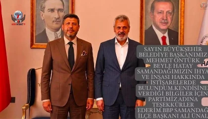 BBP’Lİ ÜNAL'DAN BAŞKAN ÖNTÜRK'E ZİYARET