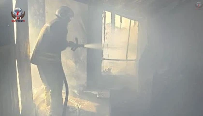 Belende ev yangını yaşandı