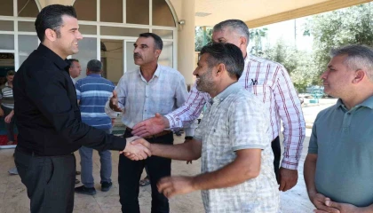 Beşikçi, Huzurkentte 5 mahalle muhtarı ve vatandaşlarla buluştu