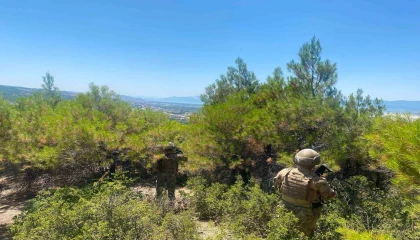 Burdurda jandarma ekipleri orman yangınlarına karşı teyakkuzda
