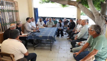 Civanyaylağında tarım yolları ve sulama sorunları masaya yatırıldı