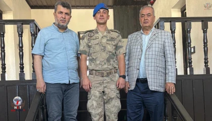 ÇOLAK'TAN JANDARMA KOMUTANINA ZİYARET