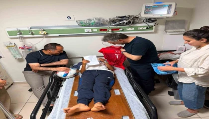 Darp edilen çocuğun sağlık durumu iyi, tedavisi sürüyor