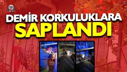 Demir korkuluklara düşen 10 yaşındaki kız çocuğunun koluna demir saplandı
