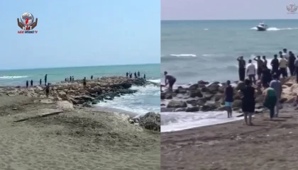 Denize girmeyin uyarısına aldırış etmeyen 14 yaşındaki çocuk dalgalara kapılarak kayboldu