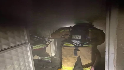 Dörtyolda ev yangınında 3 kişi tahliye edildi