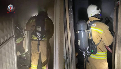 Dörtyolda ev yangınında 3 kişi tahliye edildi