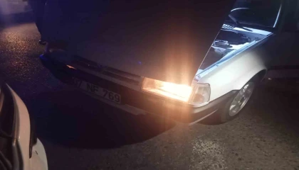Drift atıp polisten kaçan alkollü sürücüye hararet engeli