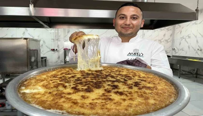 Dünyanın en iyi tatlısı seçilen künefede lezzetin sırrı tescilli tuzsuz künefelik peynirde