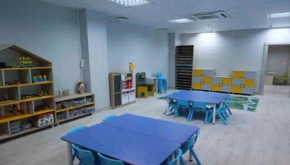Elmalı kreş ve gündüz bakımevi açıldı