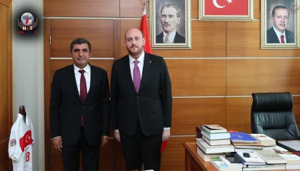 ERDOĞAN, BÜYÜKGÜMÜŞ İLE TEŞKİLAT ÇALIŞMALARINI GÖRÜŞTÜ