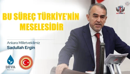 ERGİN: BU SÜREÇ TÜRKİYE’NİN MESELESİDİR