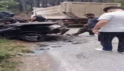 Erzin-Zorkun yayla yolunda feci kaza: 9 yaralı