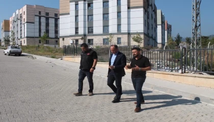 Erzinde köy evleri ve TOKİ konutlarında inceleme gerçekleştirildi