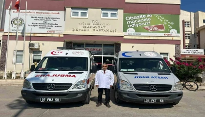 Evde sağlık hizmetlerine 2 yeni ambulans takviyesi