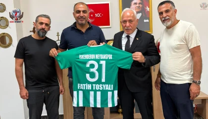 FATİH TOSYALI’YA MEYDAN SPOR FORMASI