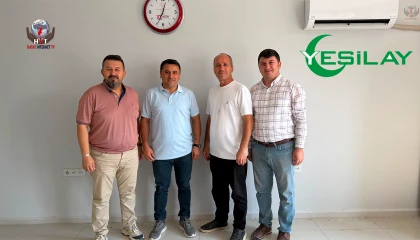 GAZETECİLERDEN YEŞİLAY BAŞKANI BİLGİN’E ZİYARET