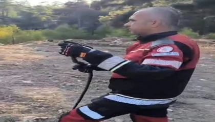 Hatayda yerleşim yerlerinde görülen yılanlar doğal yaşam alanına bırakıldı