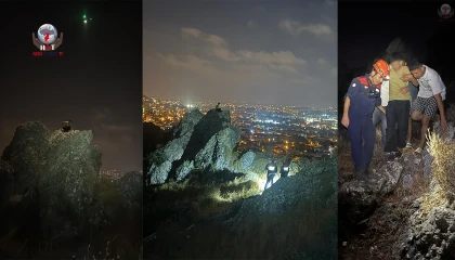 Hatay'da Dağda Mahsur Kalan Şahıs Kurtarıldı