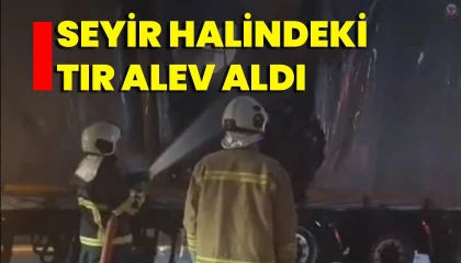 Hatay'da tır alev aldı: Kullanılamaz hale geldi