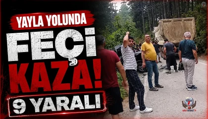 Hatay'da Trafik Kazası: 9 Yaralı