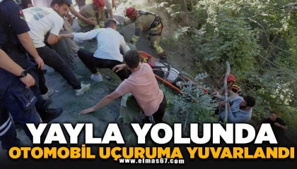 Hatay'da Uçurumdan Düşen Araçta İki Yaralı