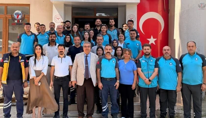 İL MÜDÜRÜ SÖNMEZ'DEN UMKE GÖNÜLLÜLERİNE ZİYARET
