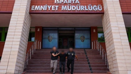 Ispartada 20 yıl 9 ay 12 gün hapis cezasıyla aranan şahıs yakalandı