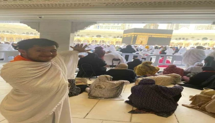 Kabe hasreti dualarla gerçeğe dönüştü